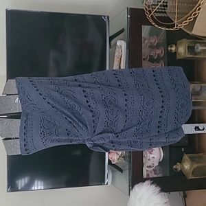 Nwt free people strapless crochet dress